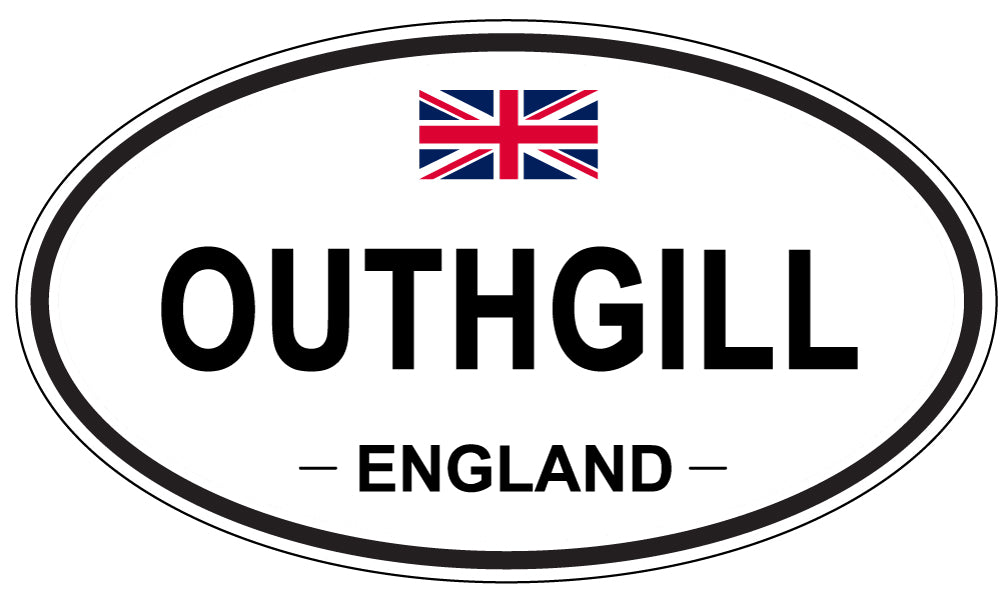 OUTHGILL, England - Oval Magnet