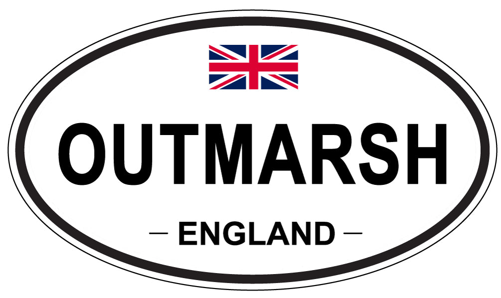 OUTMARSH, England - Oval Magnet