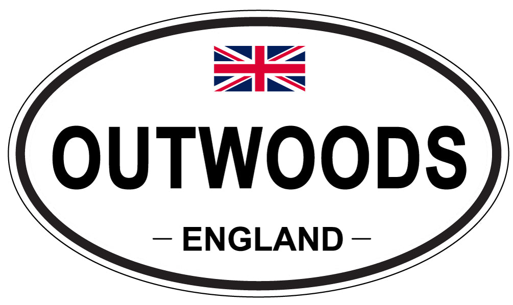 OUTWOODS, England - Oval Magnet