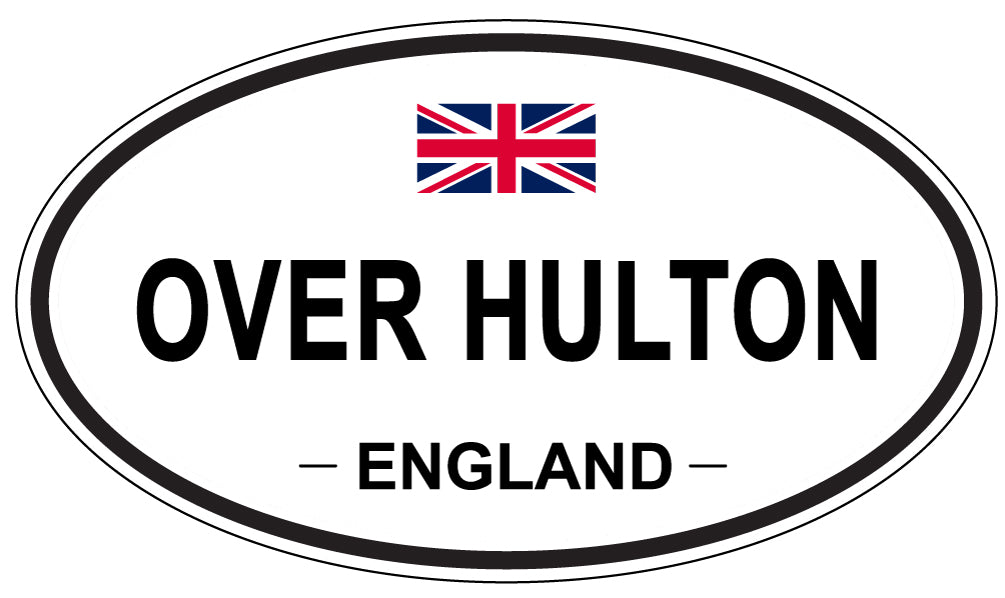 OVER HULTON, England - Oval Magnet