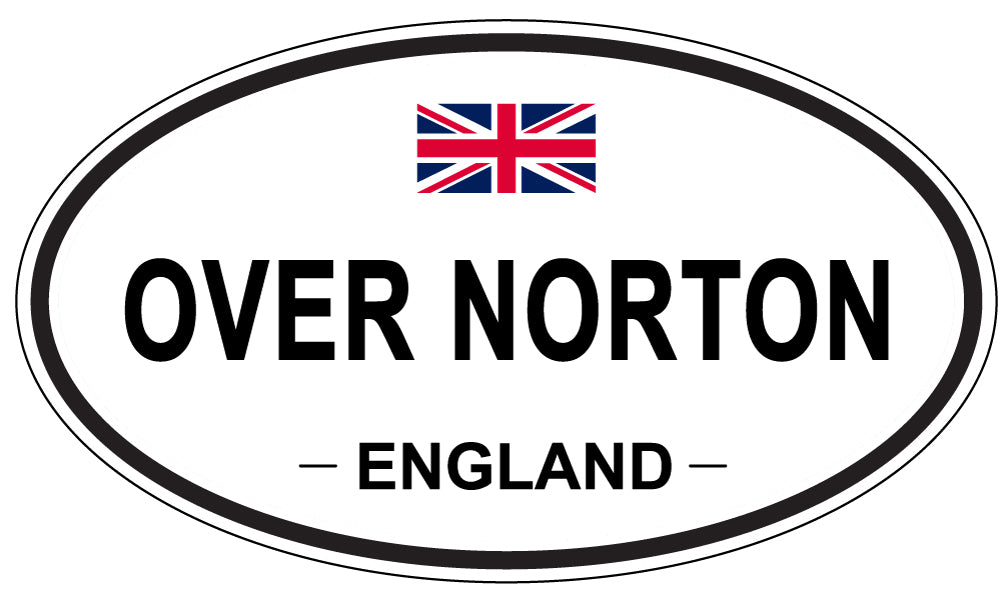 OVER NORTON, England - Oval Magnet
