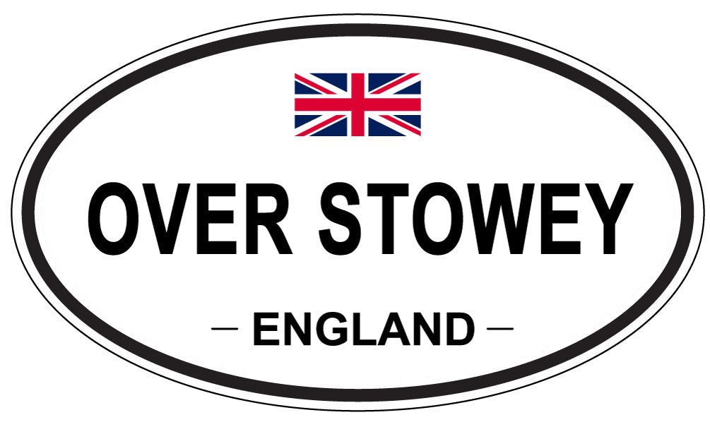 OVER STOWEY, England - Oval Magnet