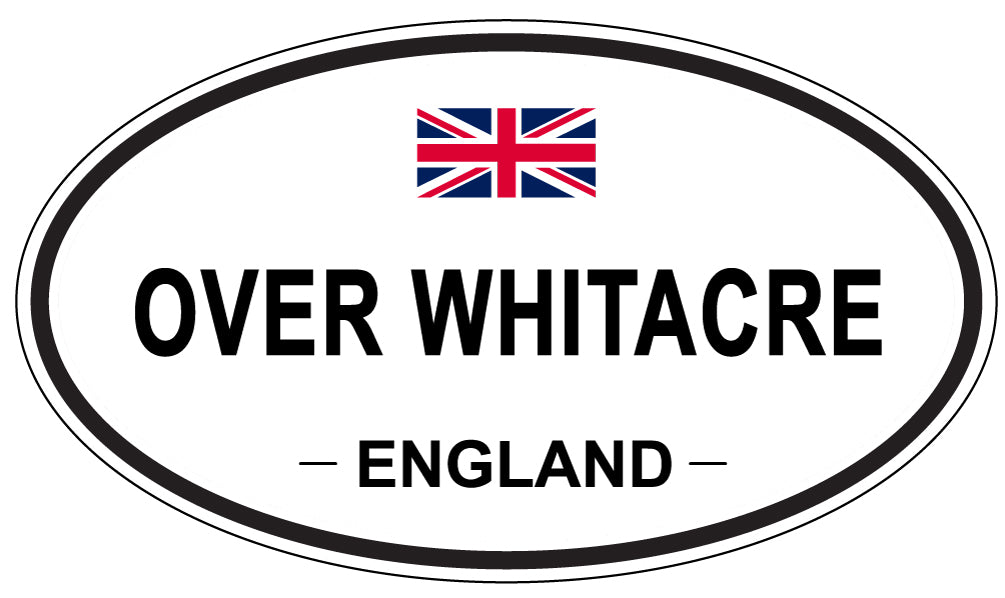 OVER WHITACRE, England - Oval Magnet