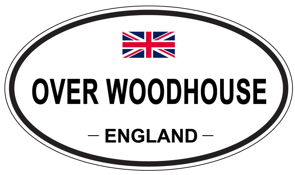 OVER WOODHOUSE, England - Oval Magnet