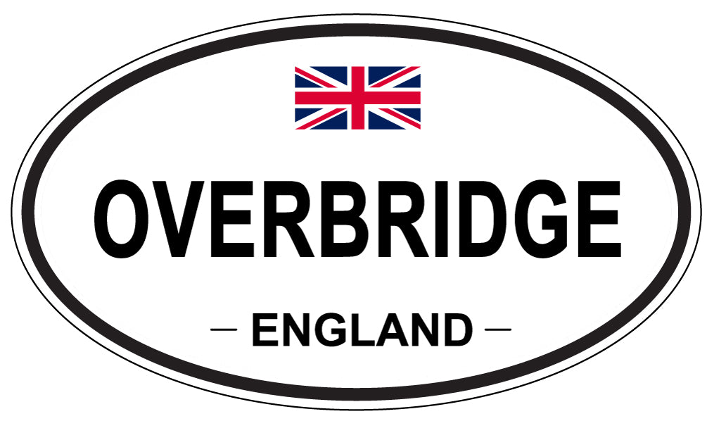 OVERBRIDGE, England - Oval Magnet