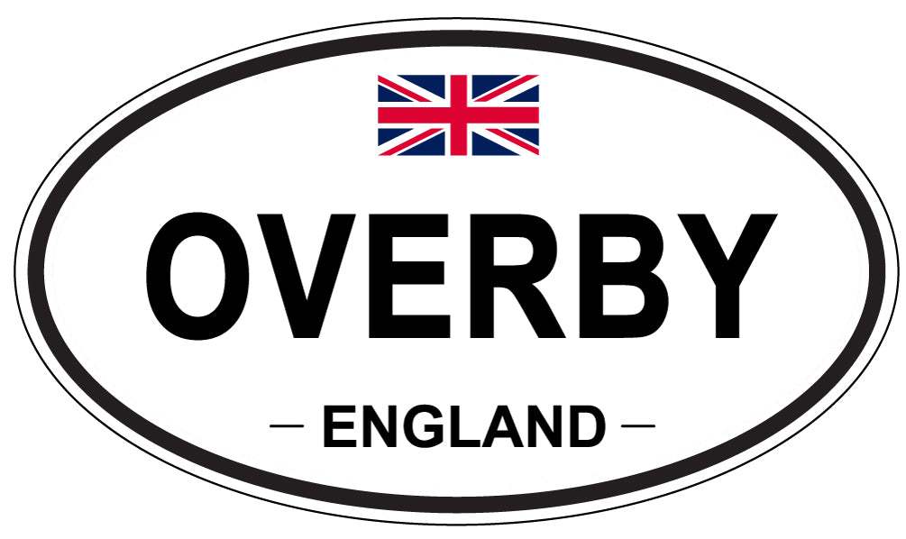 OVERBY, England - Oval Magnet