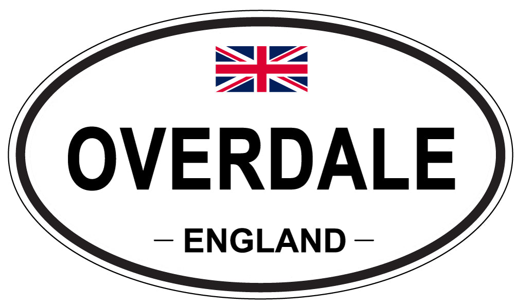 OVERDALE, England - Oval Magnet