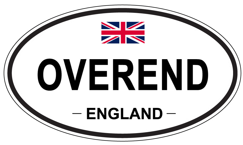 OVEREND, England - Oval Magnet