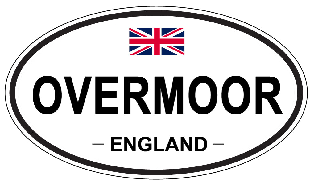 OVERMOOR, England - Oval Magnet
