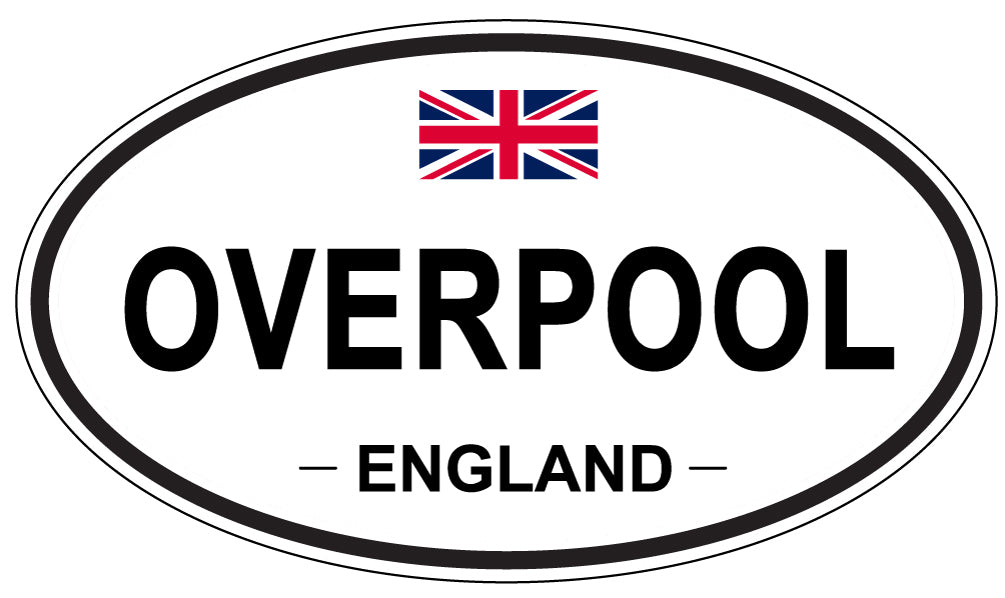 OVERPOOL, England - Oval Magnet