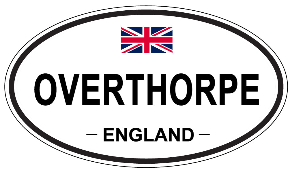 OVERTHORPE, England - Oval Magnet