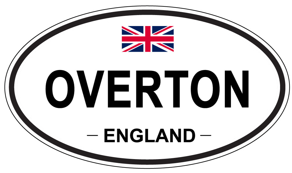 OVERTON, England - Oval Magnet