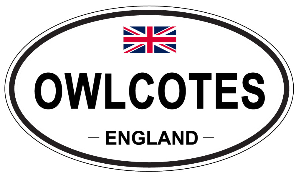 OWLCOTES, England - Oval Magnet