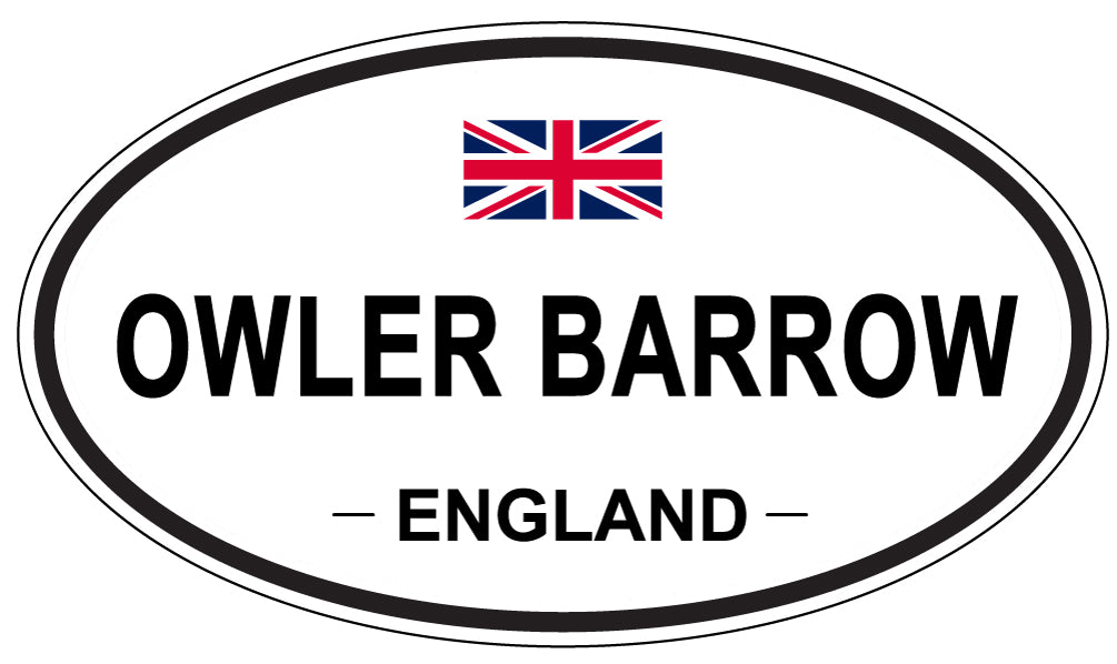 OWLER BARROW, England - Oval Magnet