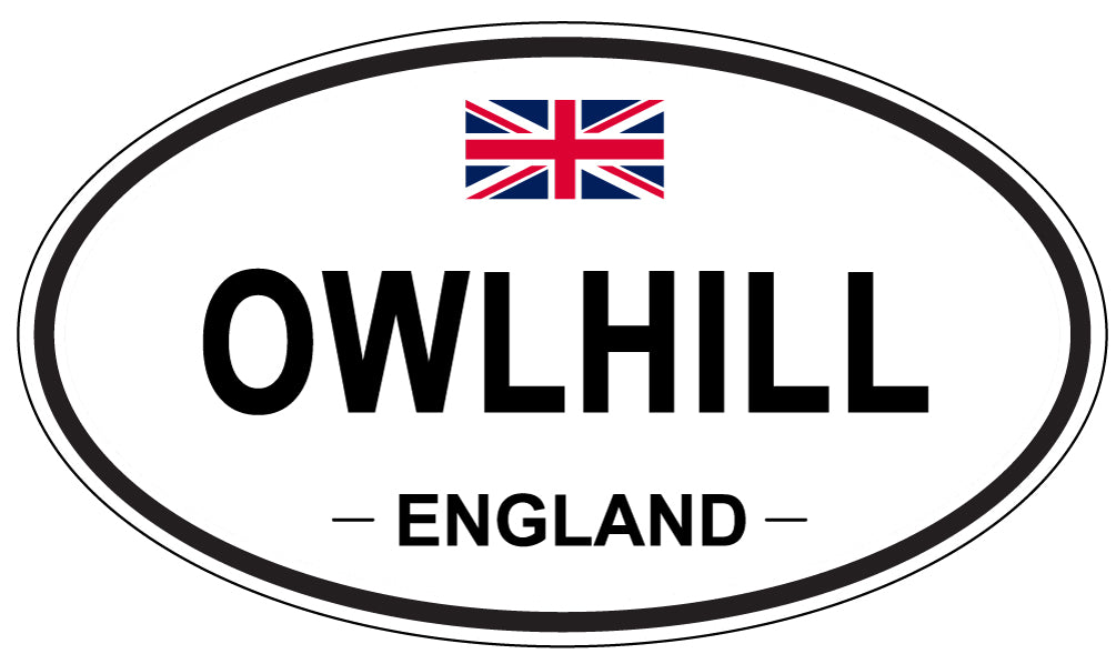 OWLHILL, England - Oval Magnet