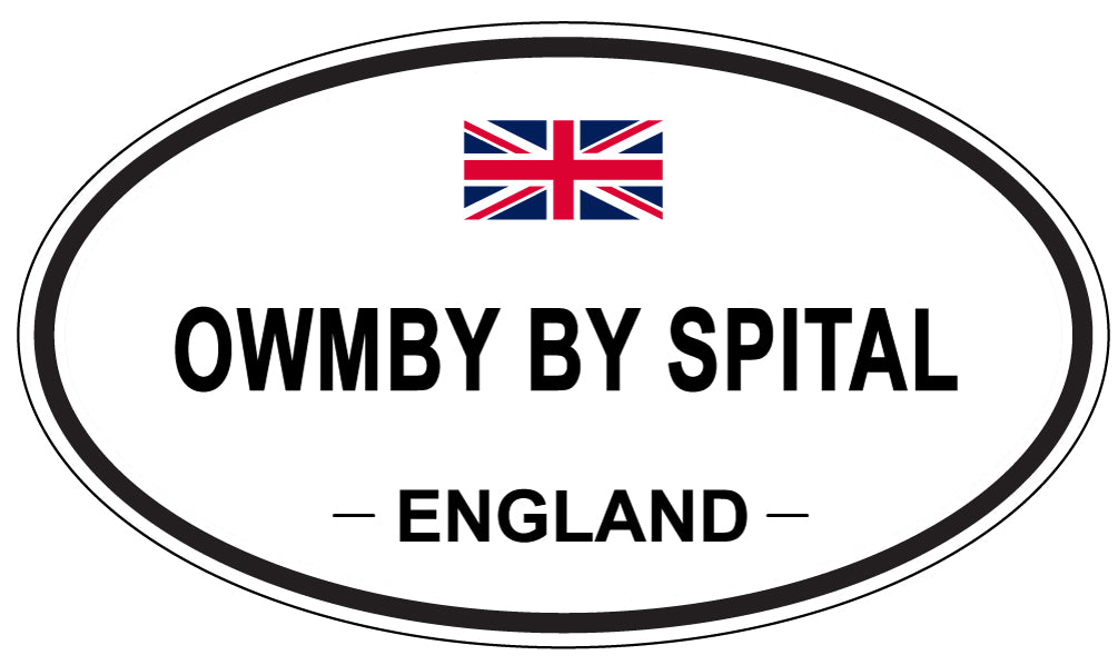 OWMBY BY SPITAL, England - Oval Magnet