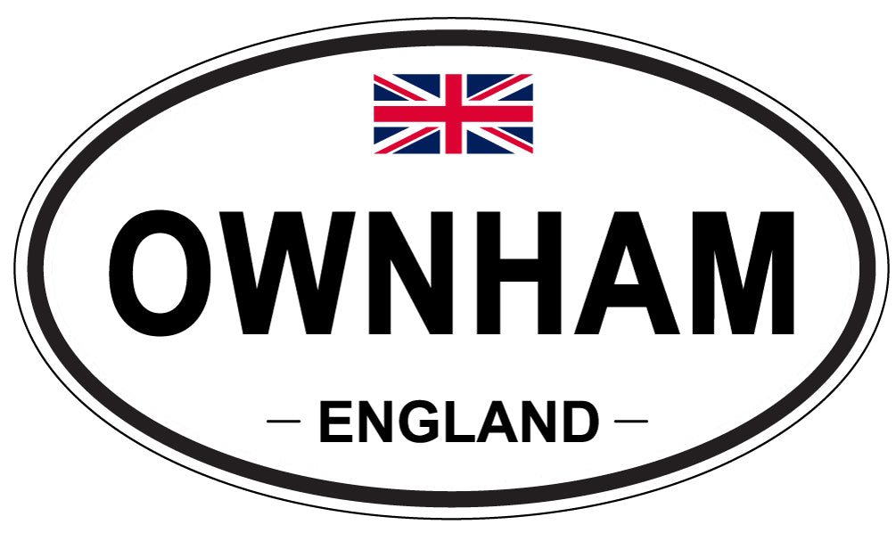 OWNHAM, England - Oval Magnet