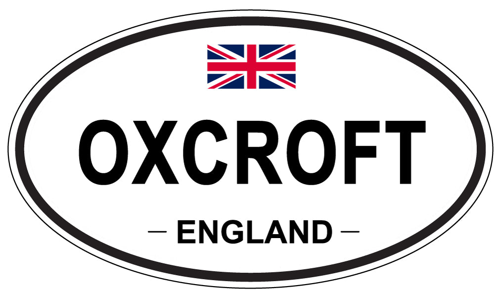 OXCROFT, England - Oval Magnet