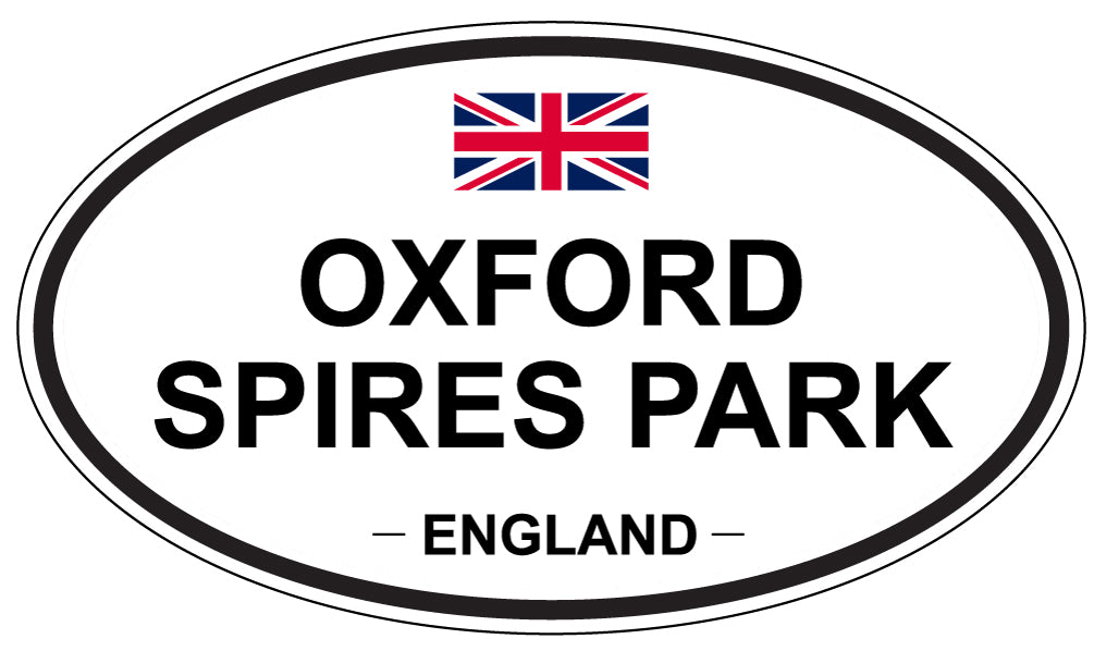 OXFORD SPIRES PARK, England - Oval Magnet