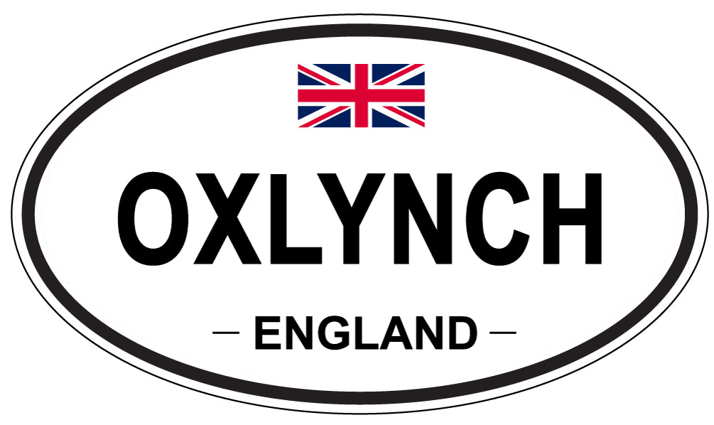 OXLYNCH, ENGLAND - Oval Sticker