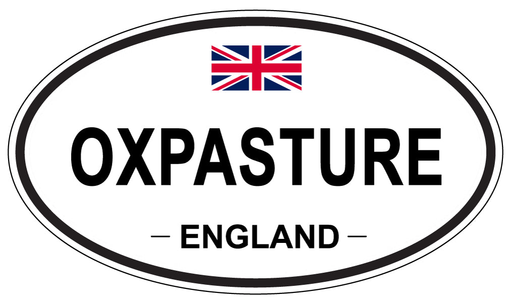 OXPASTURE, England - Oval Magnet