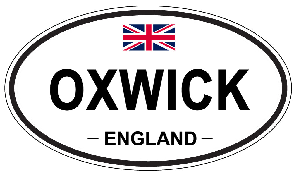 OXWICK, England - Oval Magnet