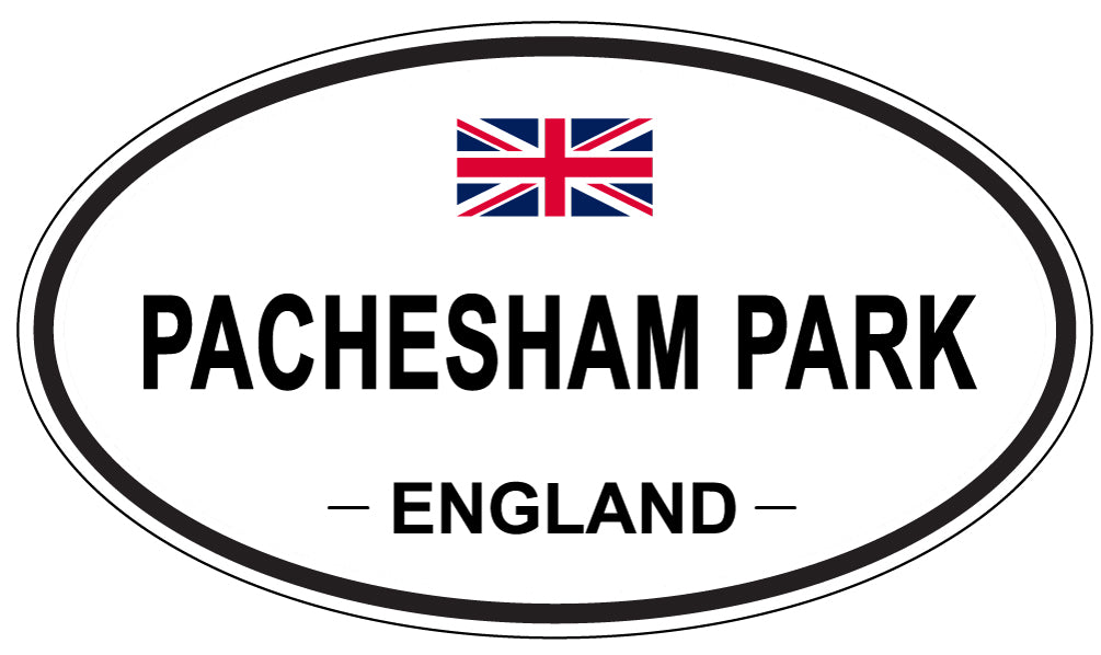 PACHESHAM PARK, ENGLAND - Oval Sticker