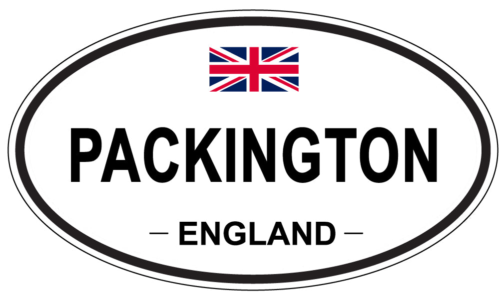 PACKINGTON, England - Oval Magnet
