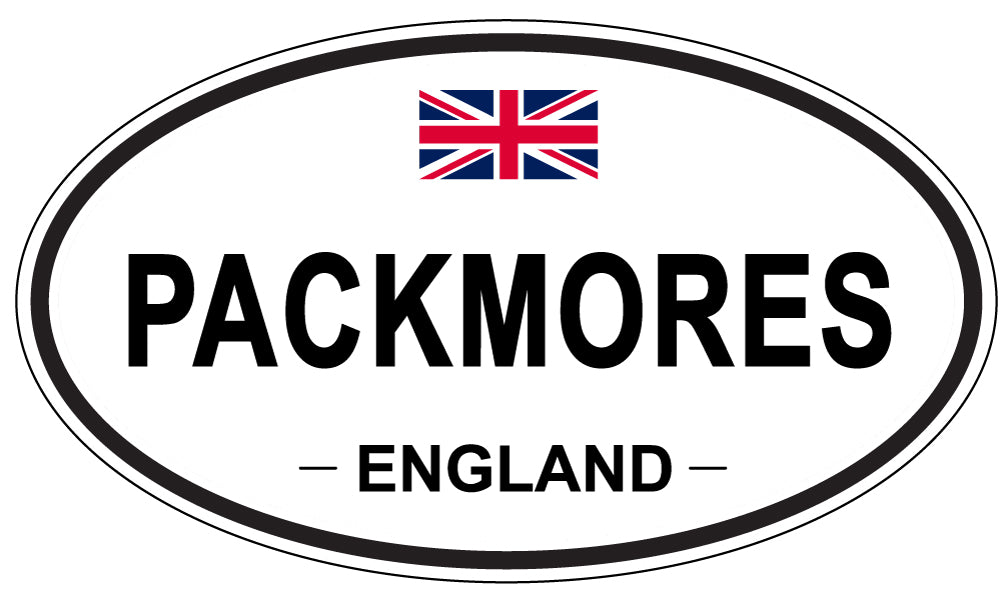 PACKMORES, England - Oval Magnet