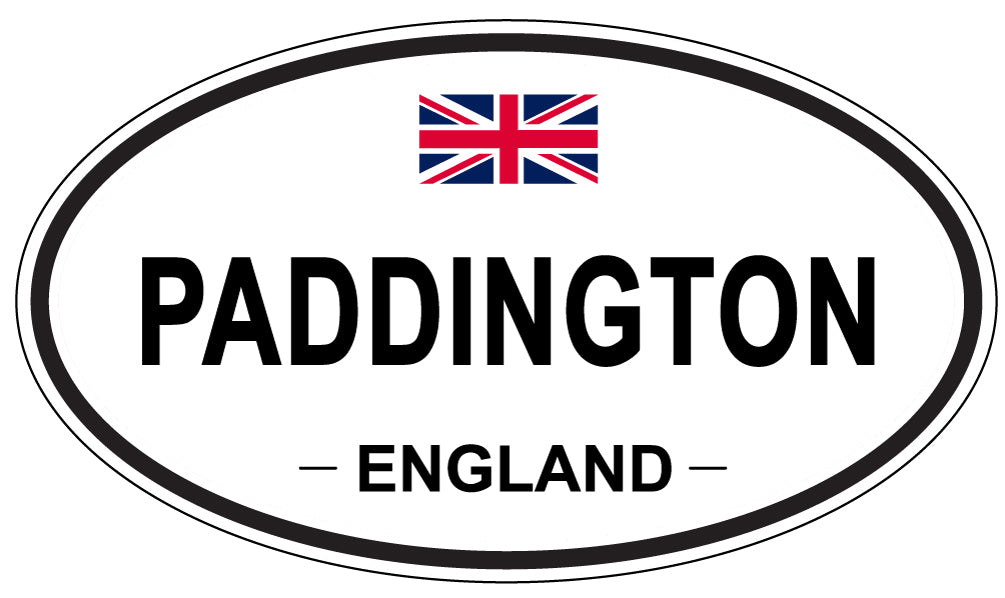 PADDINGTON, ENGLAND - Oval Sticker