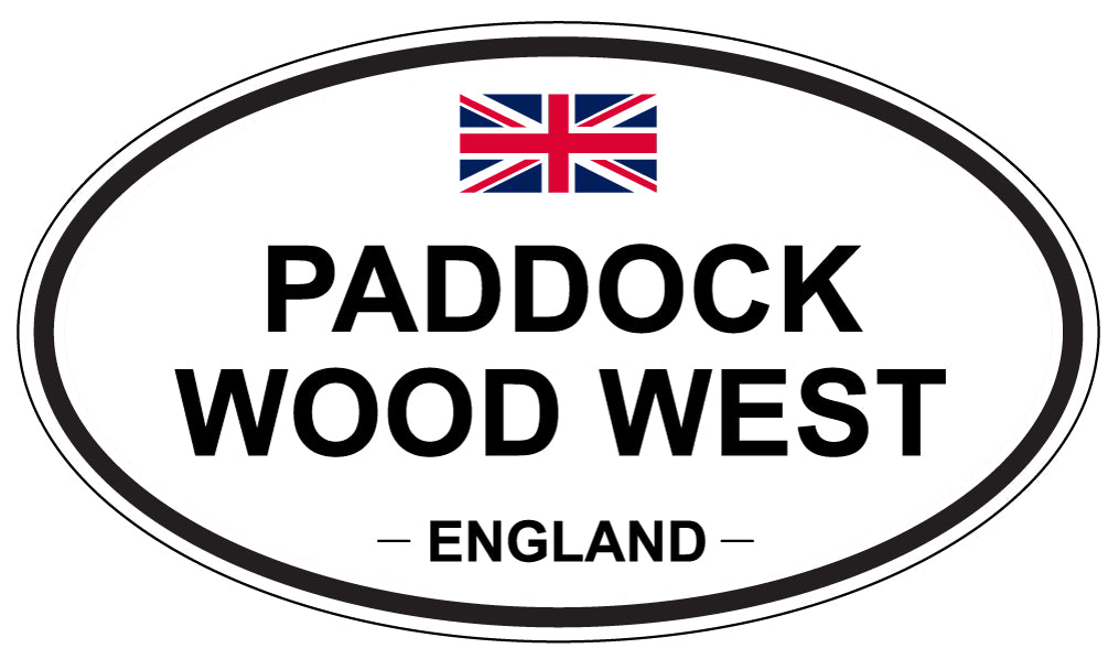 PADDOCK WOOD WEST, England - Oval Magnet