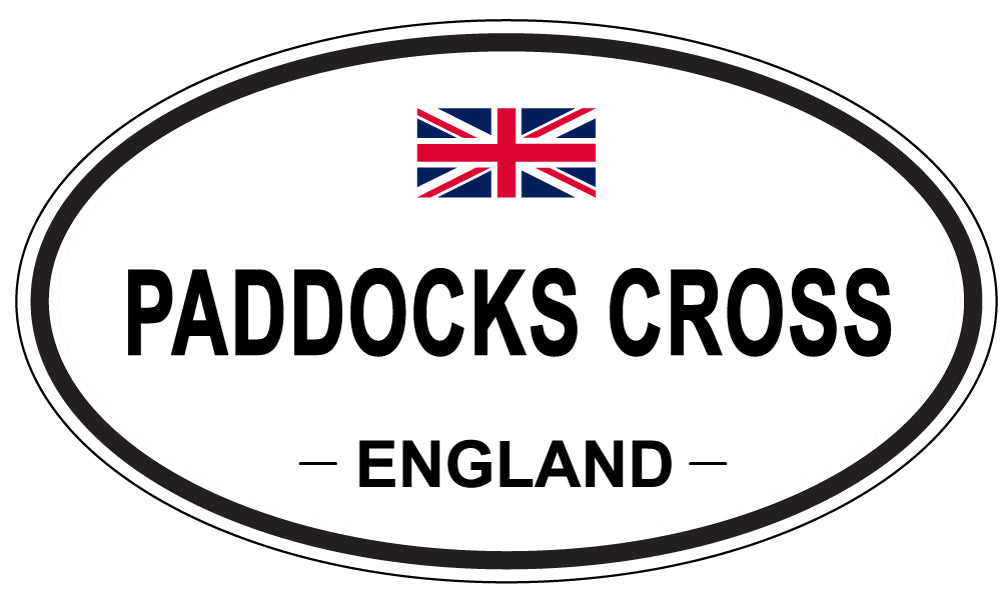 PADDOCKS CROSS, England - Oval Magnet