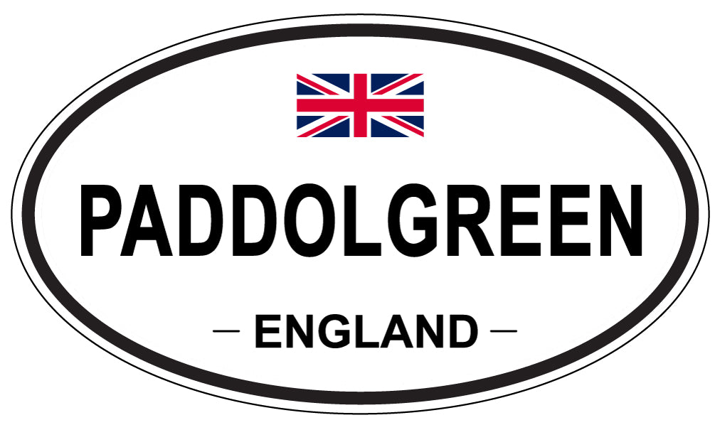 PADDOLGREEN, England - Oval Magnet