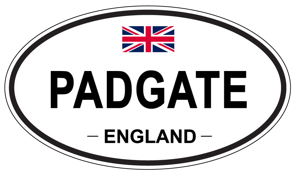 PADGATE, England - Oval Magnet