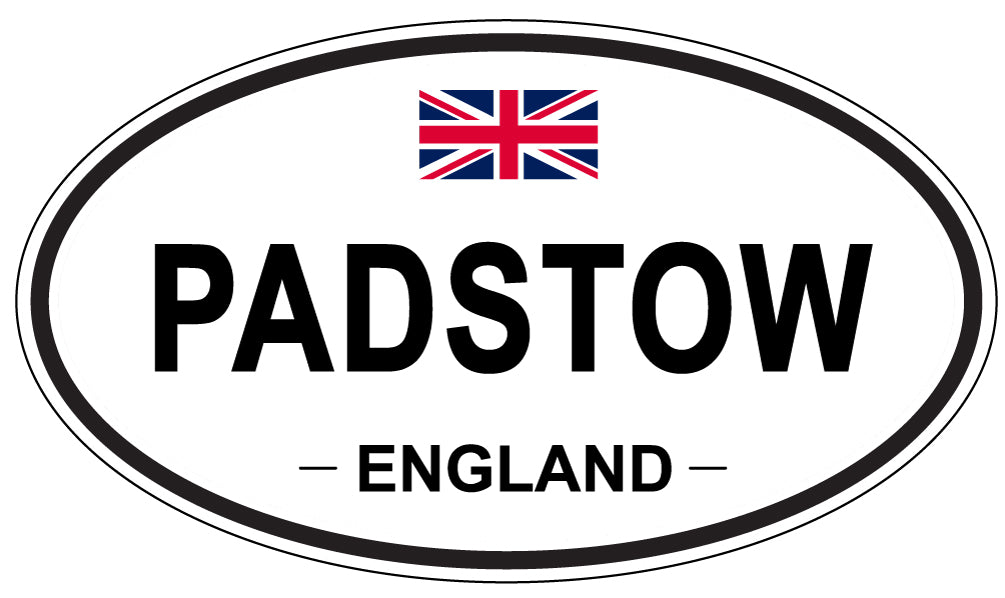 PADSTOW, ENGLAND - Oval Sticker