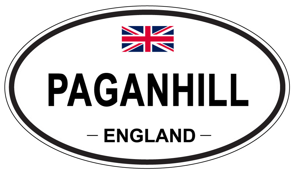 PAGANHILL, England - Oval Magnet