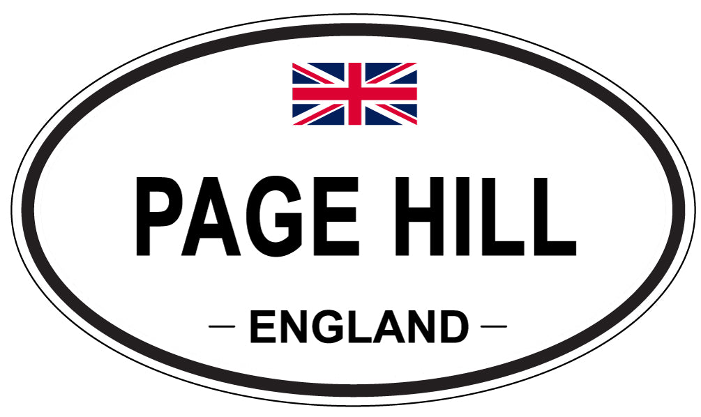 PAGE HILL, England - Oval Magnet
