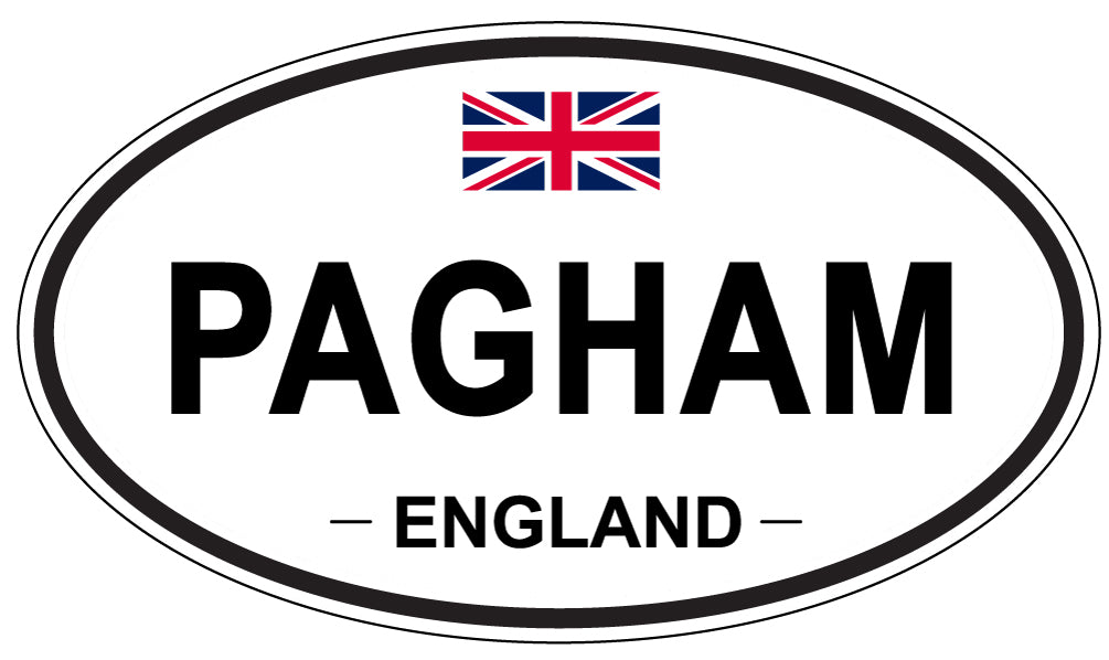 PAGHAM, England - Oval Magnet