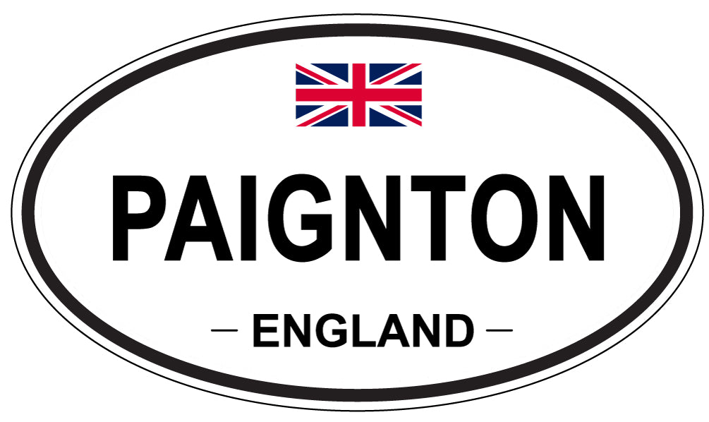 PAIGNTON, England - Oval Magnet