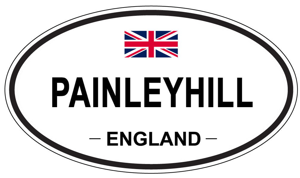 PAINLEYHILL, England - Oval Magnet