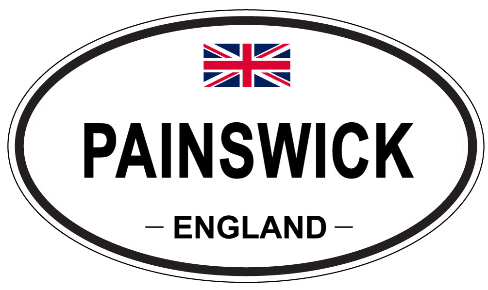 PAINSWICK, ENGLAND - Oval Sticker