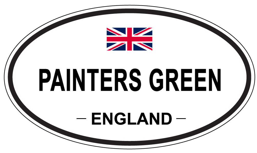 PAINTERS GREEN, England - Oval Magnet
