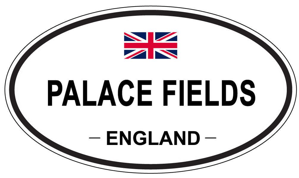 PALACE FIELDS, England - Oval Magnet