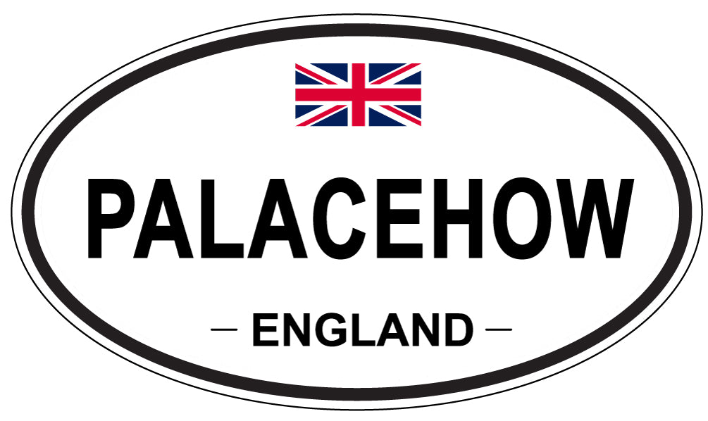 PALACEHOW, ENGLAND - Oval Sticker