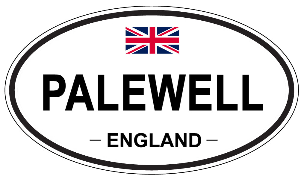 PALEWELL, ENGLAND - Oval Sticker
