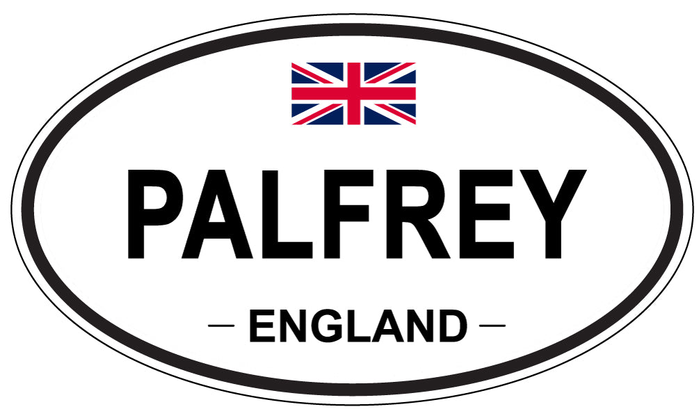 PALFREY, England - Oval Magnet