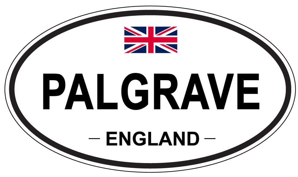 PALGRAVE, ENGLAND - Oval Sticker
