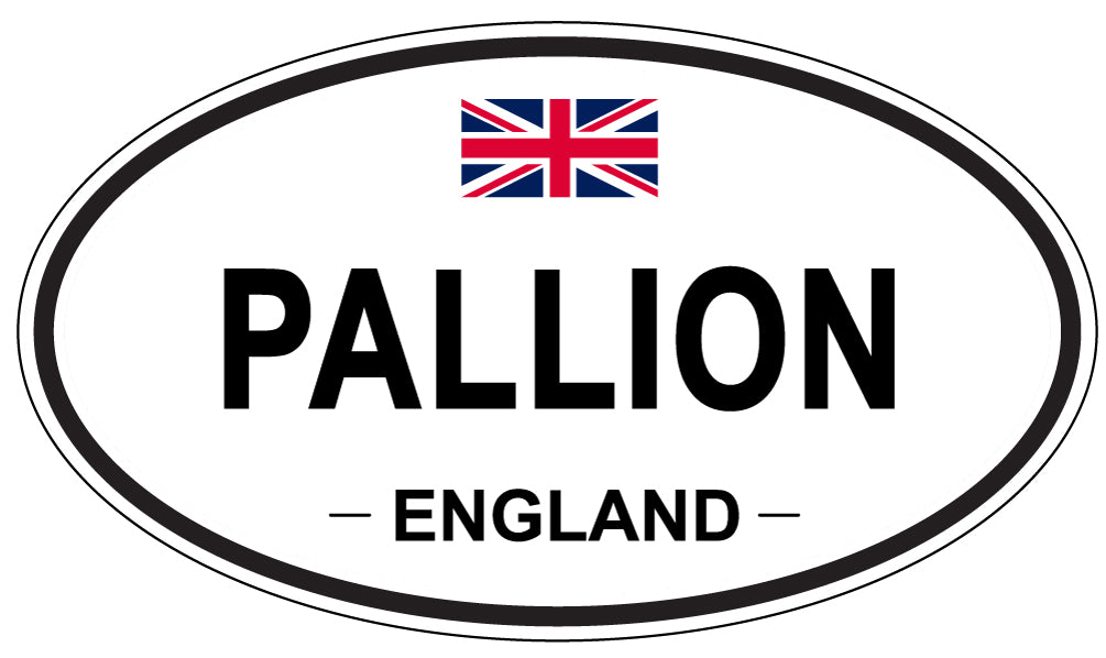 PALLION, England - Oval Magnet