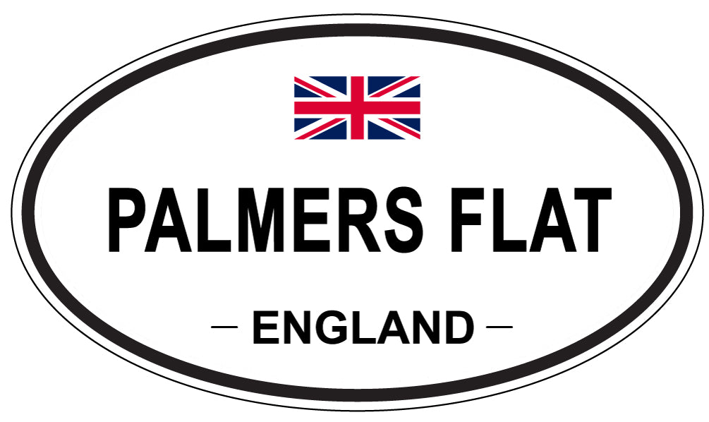 PALMERS FLAT, England - Oval Magnet