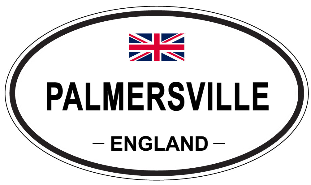 PALMERSVILLE, England - Oval Magnet